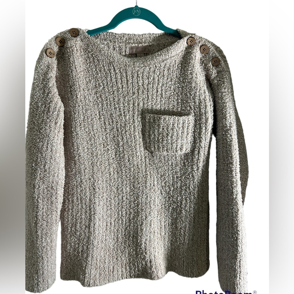 Barefoot Dreams Sweater small pink